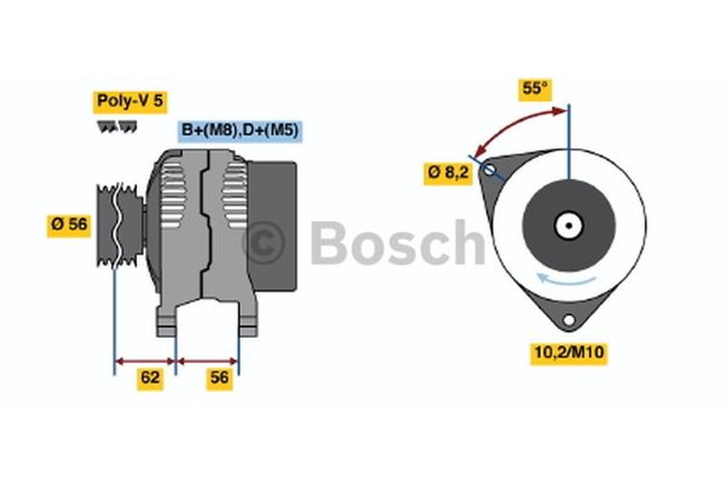 BOSCH 0-986-040-201