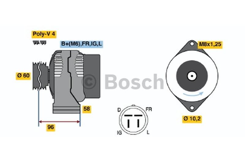 BOSCH 0-986-040-910