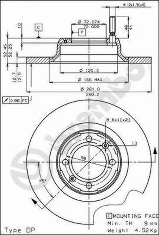 BREMBO 08-4070-10