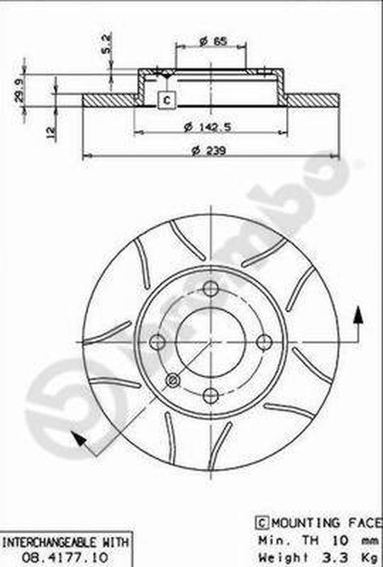 BREMBO 08-4177-75