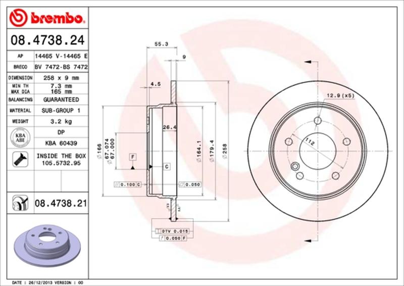 BREMBO 08-4738-21