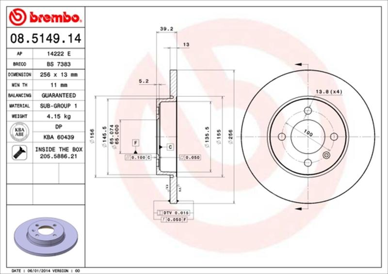 BREMBO 08-5149-14