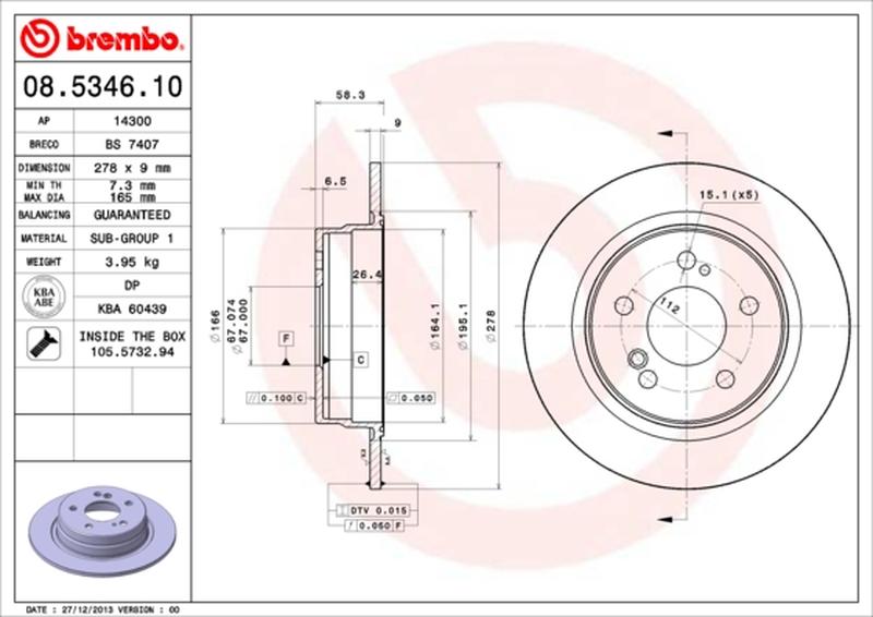 BREMBO 08-5346-10