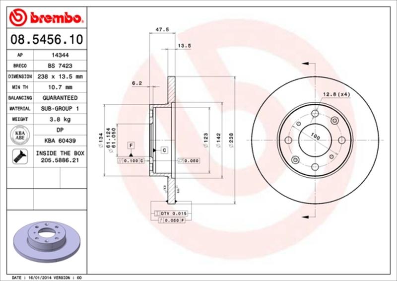 BREMBO 08-5456-10