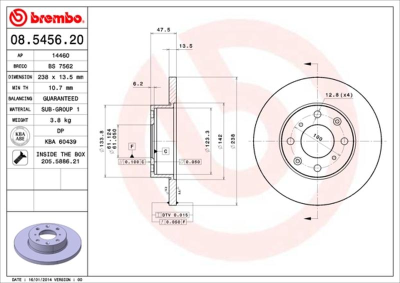 BREMBO 08-5456-20