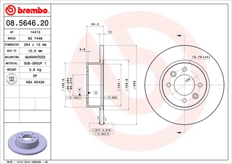 BREMBO 08-5646-20