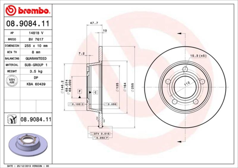 BREMBO 08-9084-11