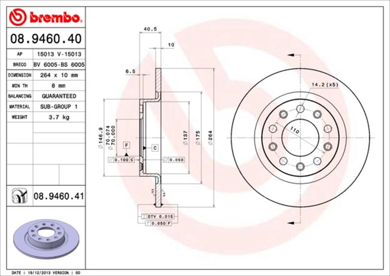 BREMBO 08-9460-41