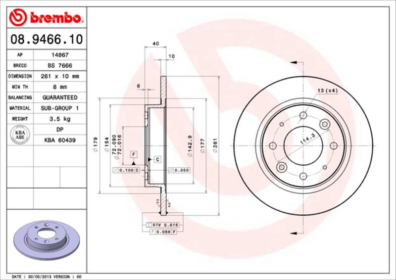 BREMBO 08-9466-10