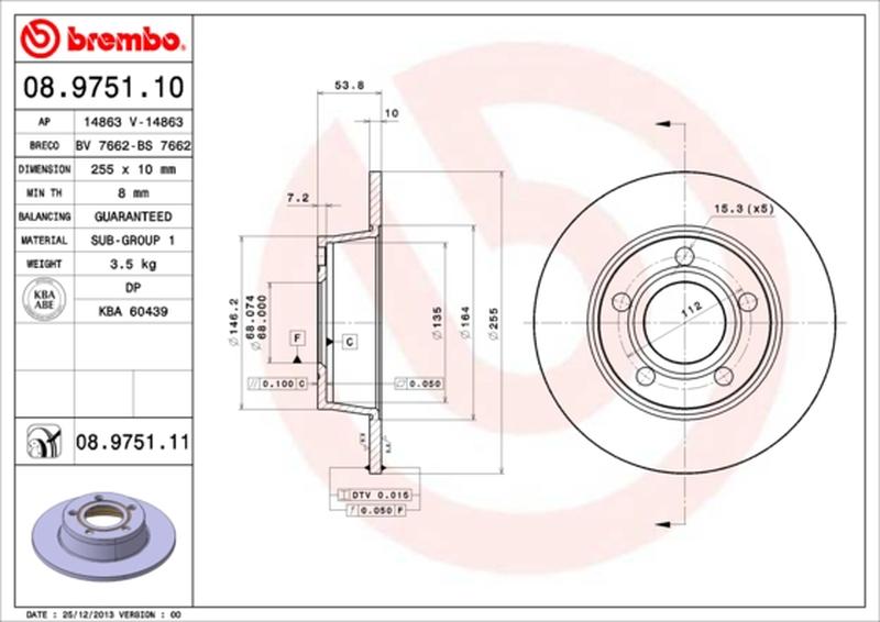 BREMBO 08-9751-11