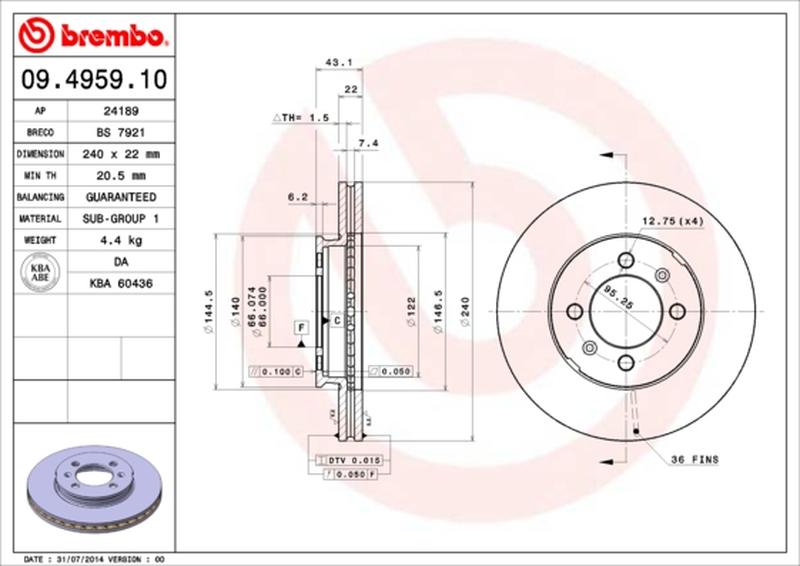 BREMBO 09-4959-10
