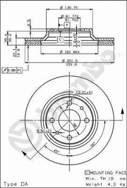 BREMBO 09-5307-10