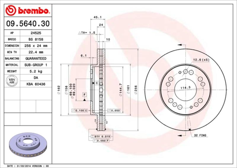 BREMBO 09-5640-30