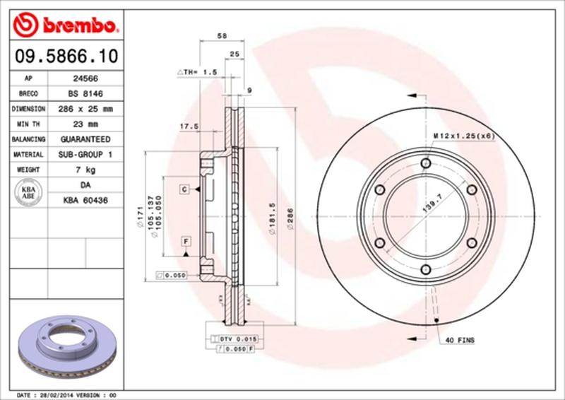 BREMBO 09-5866-10