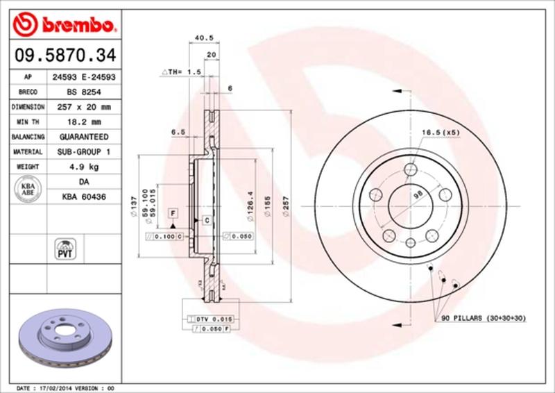 BREMBO 09-5870-34