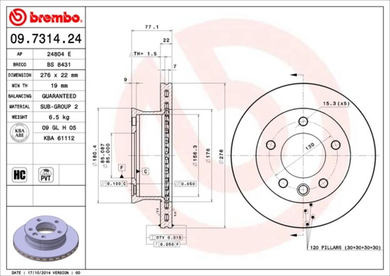 BREMBO 09-7314-24