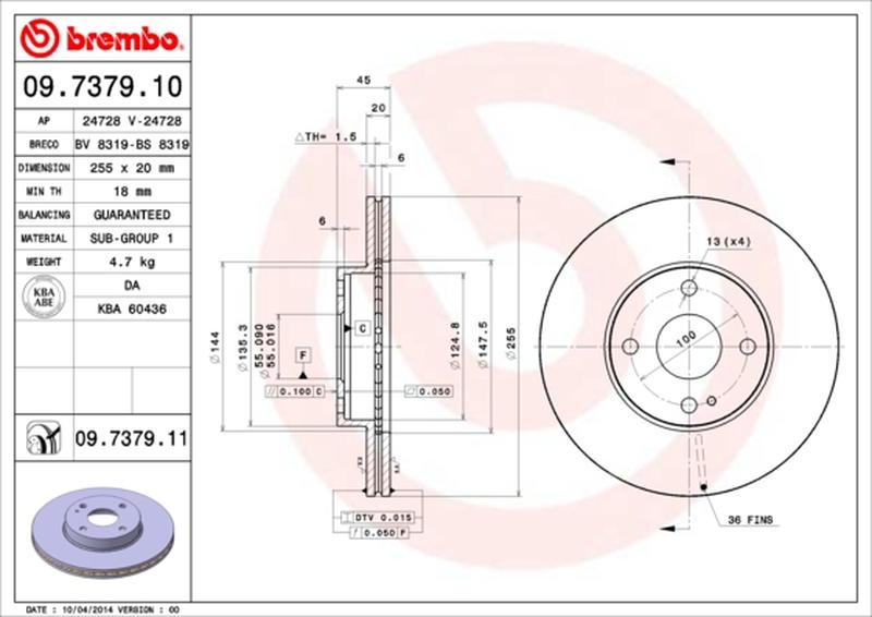 BREMBO 09-7379-11