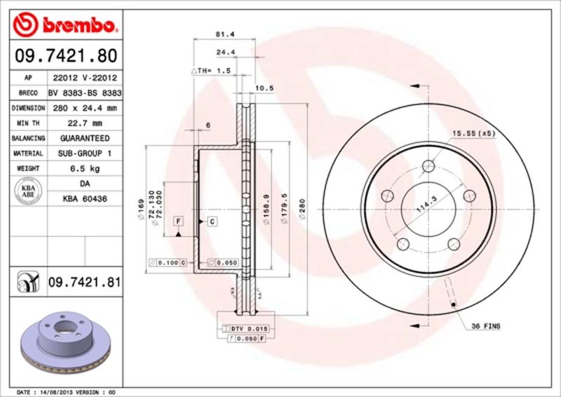 BREMBO 09-7421-81