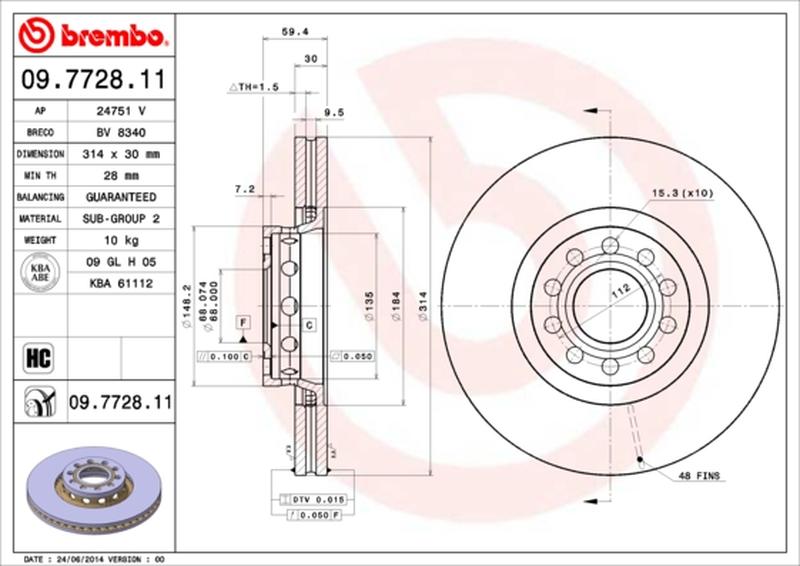 BREMBO 09-7728-11