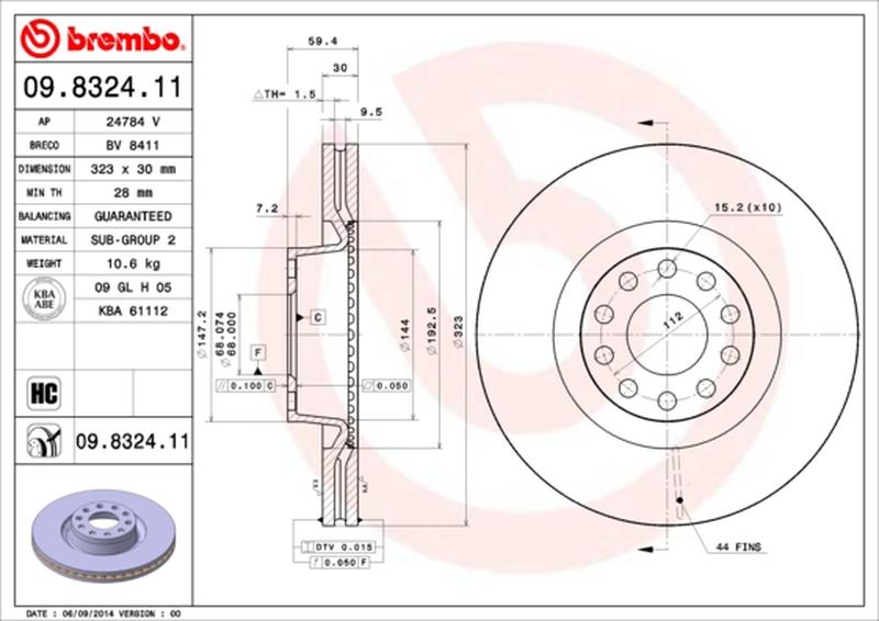 BREMBO 09-8324-11