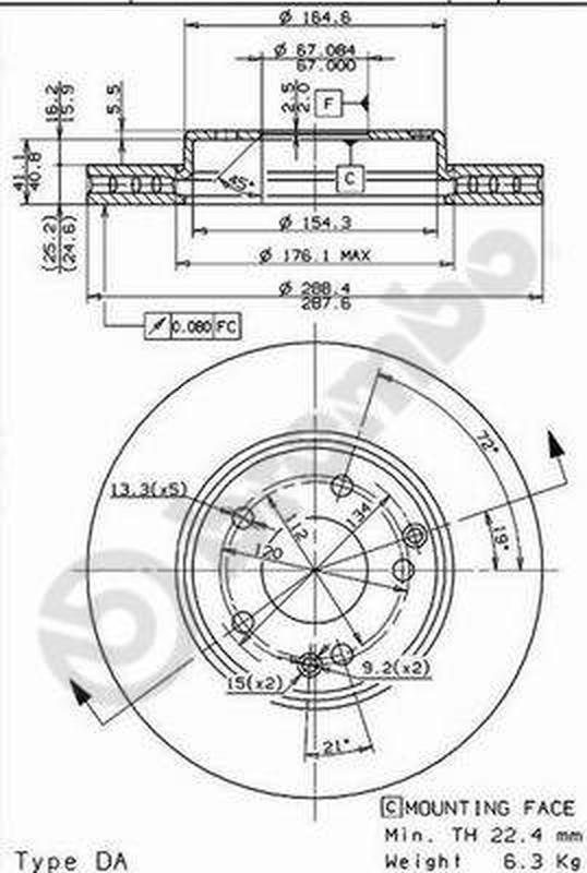 BREMBO 09-8411-11