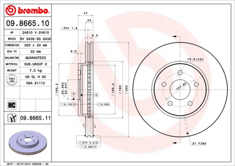 BREMBO 09-8665-11