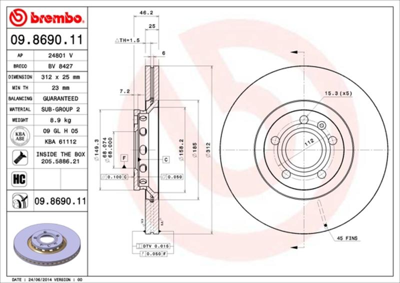 BREMBO 09-8690-11