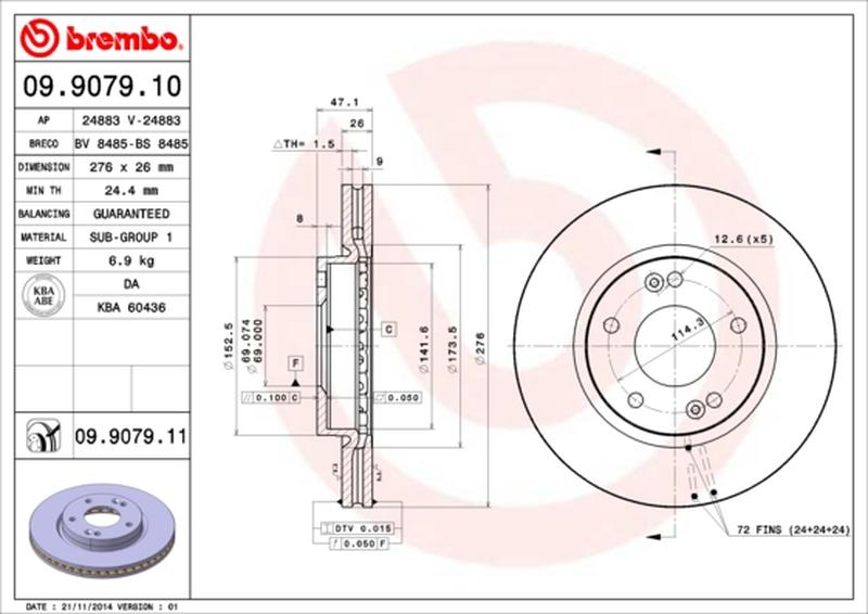 BREMBO 09-9079-11