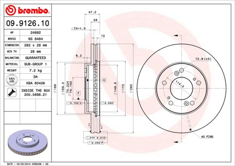 BREMBO 09-9126-10