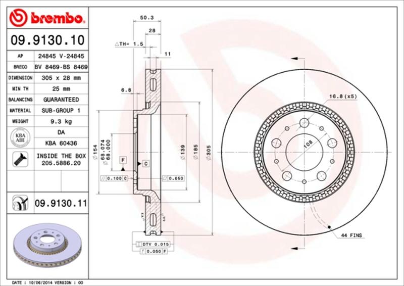 BREMBO 09-9130-11