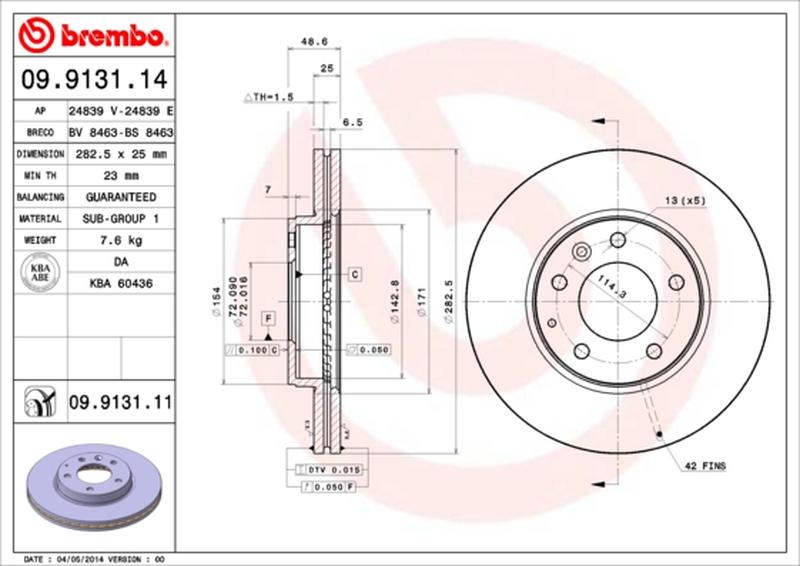 BREMBO 09-9131-11