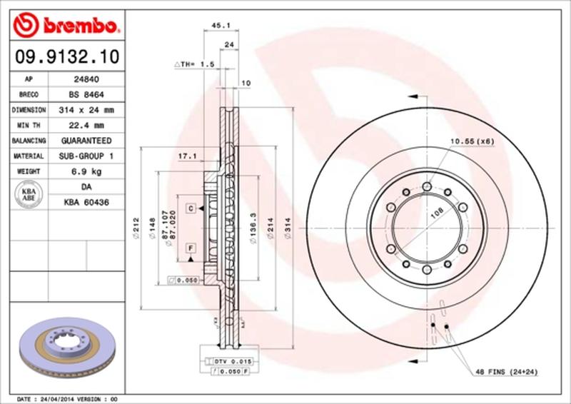 BREMBO 09-9132-10