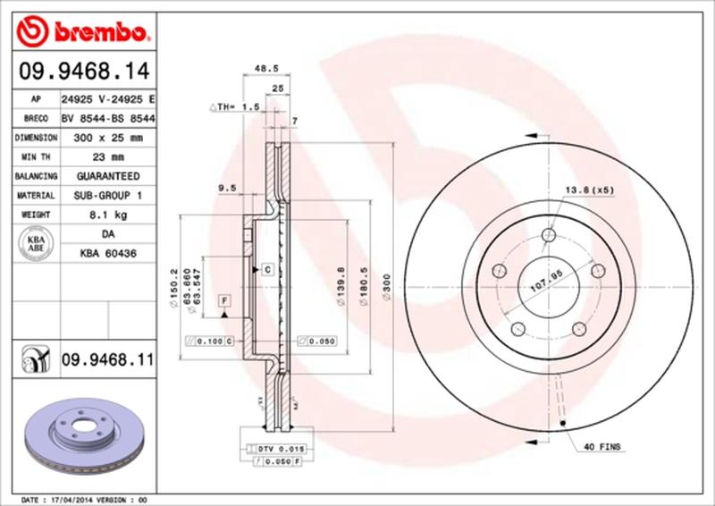 BREMBO 09-9468-11