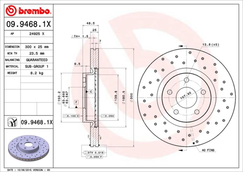 BREMBO 09-9468-1X