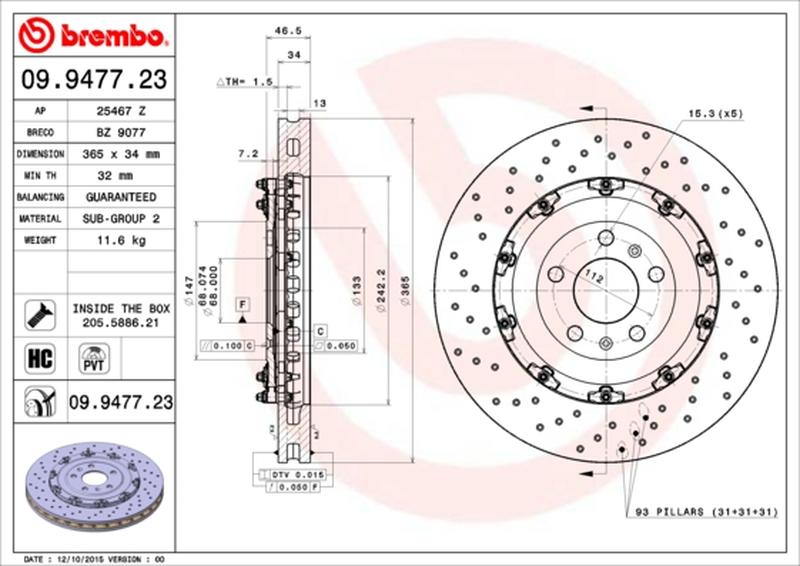 BREMBO 09-9477-23