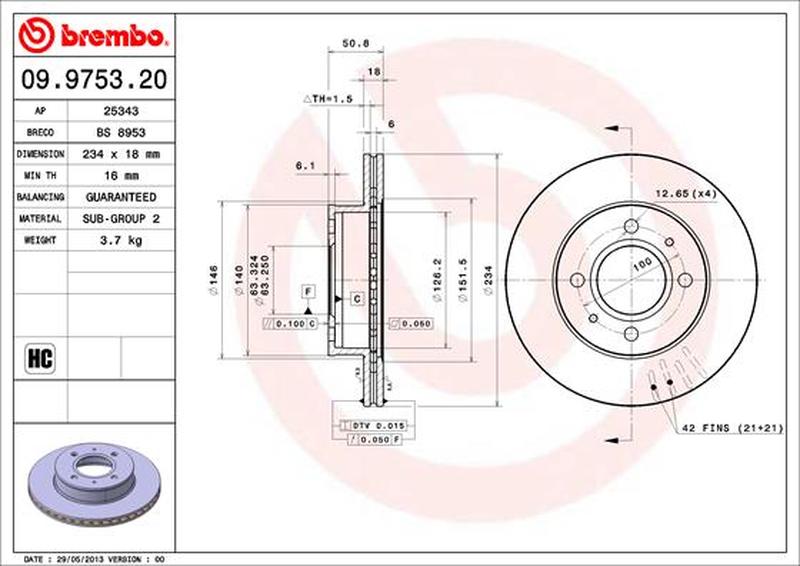 BREMBO 09-9753-20