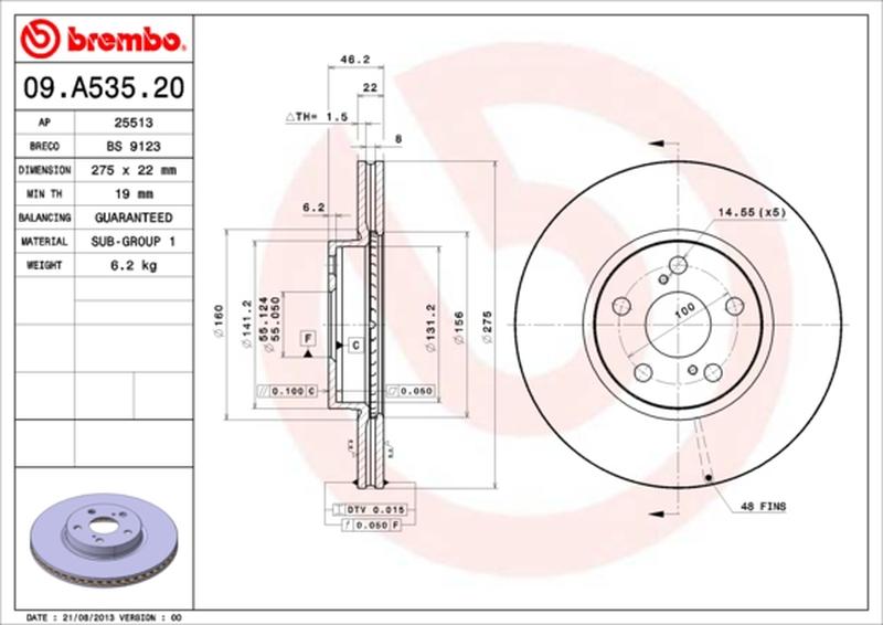 BREMBO 09-A535-20