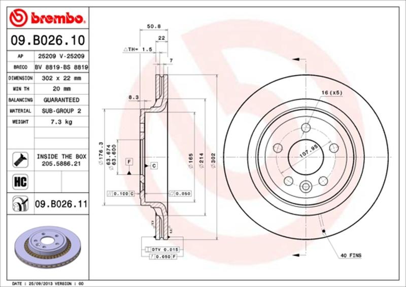 BREMBO 09-B026-11