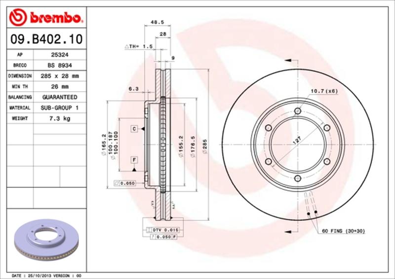 BREMBO 09-B402-10