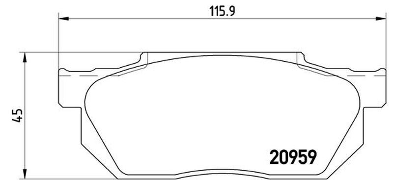 BREMBO P-28-006