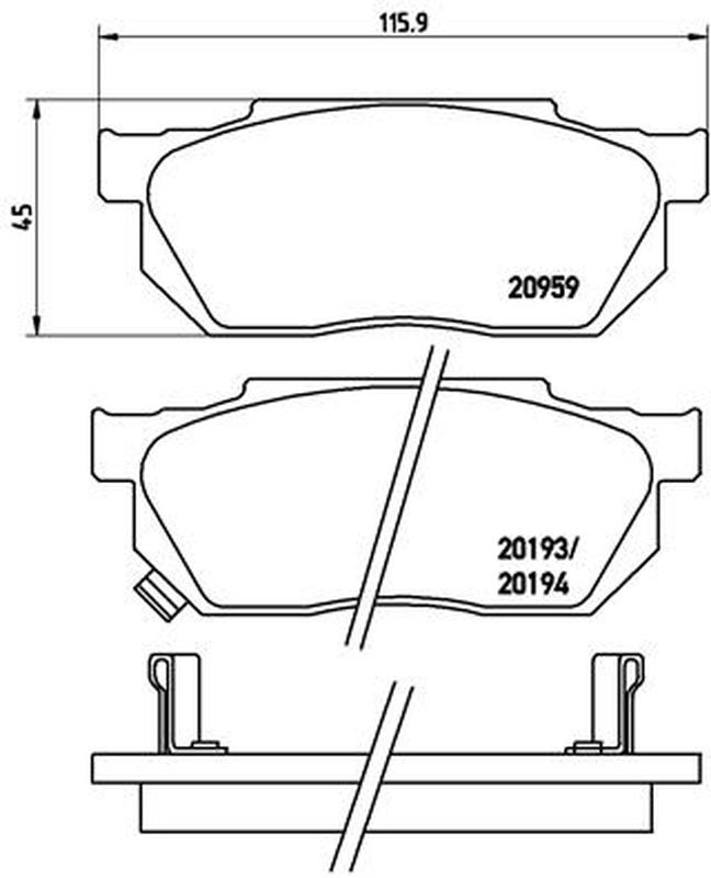 BREMBO P-28-008