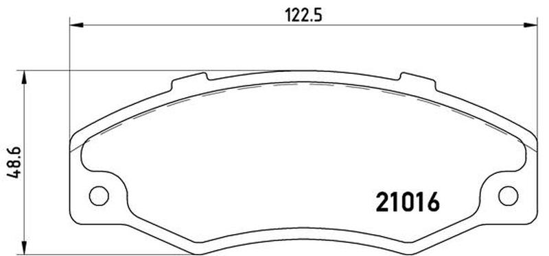 BREMBO P-68-016