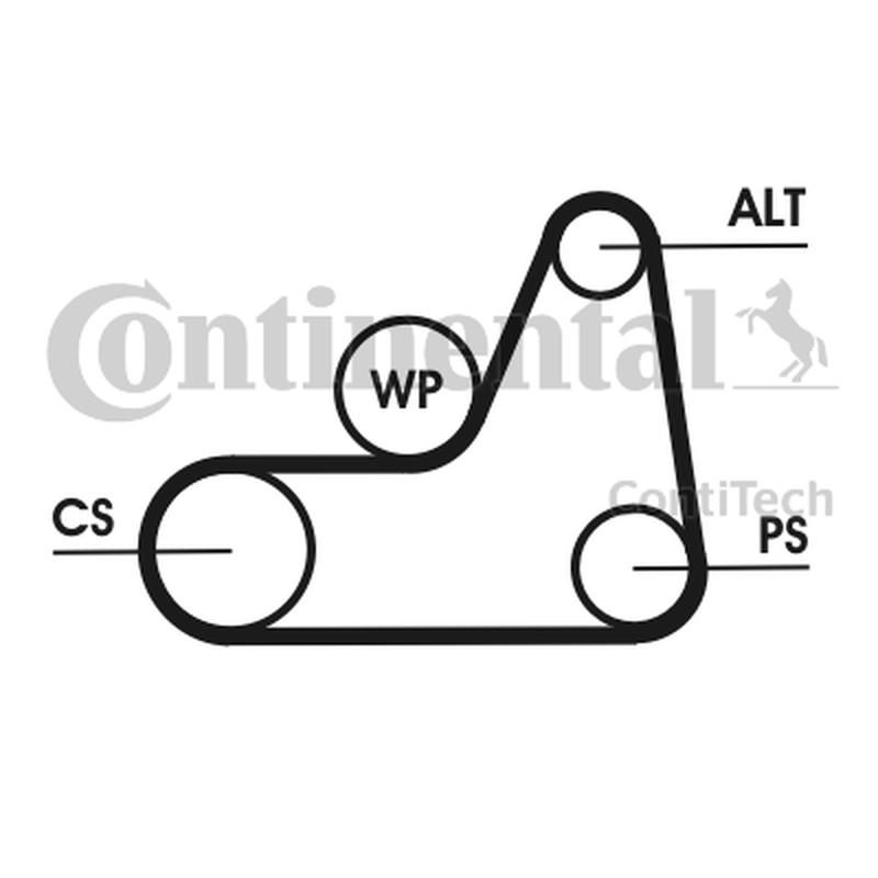 CONTITECH 6PK1042-ELAST