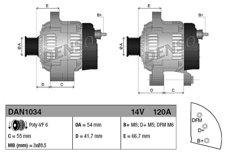 DENSO DAN1034-4