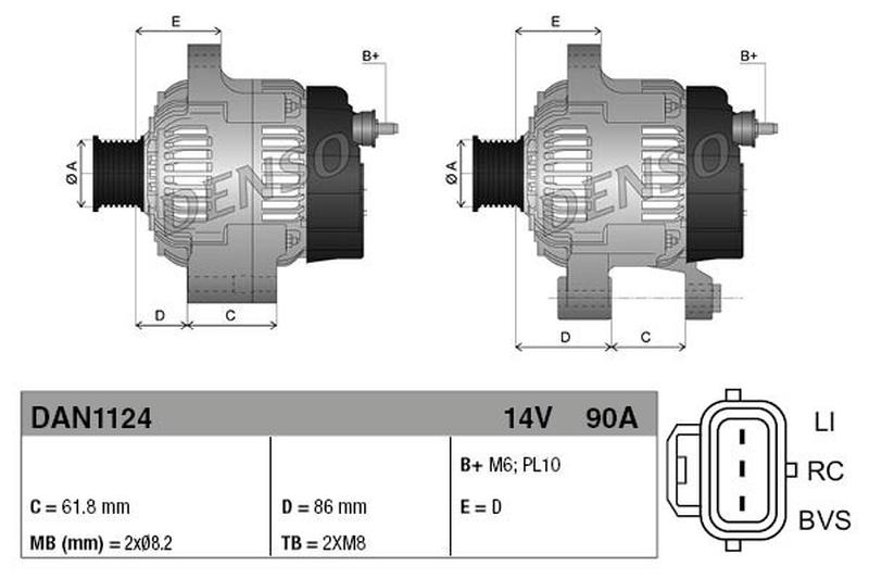 DENSO DAN1124-4