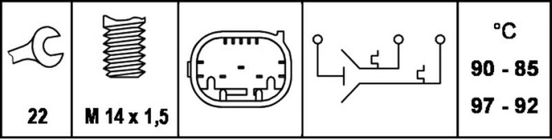 HELLA 6ZT-007-800-121-2