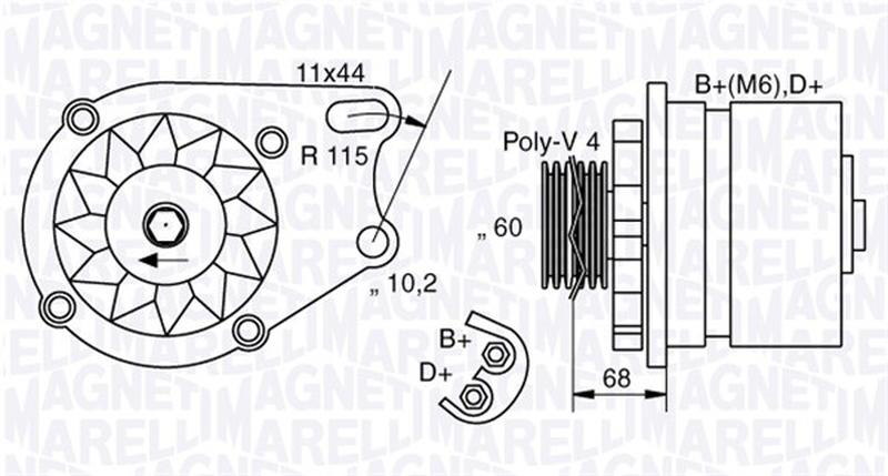 MAGNETI-MARELLI 063321761010