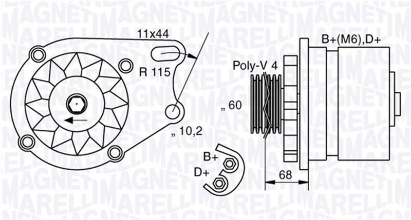 MAGNETI-MARELLI 063321761010