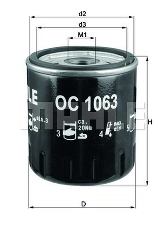 MAHLE OC-1063