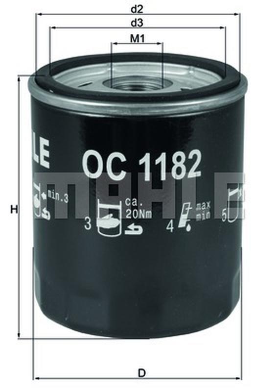 MAHLE OC-1182